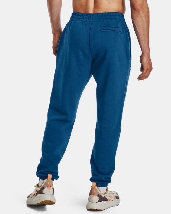 Jogger de tejido Fleece UA Essential para hombre, Blue, pdpMainDesktop image number 1